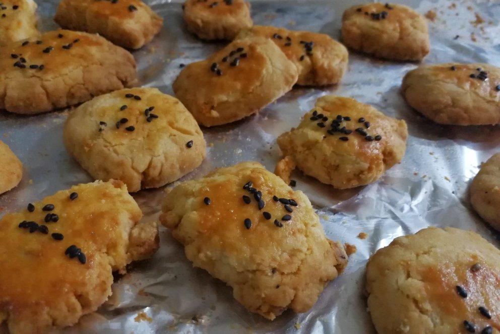 咸蛋黄酥饼