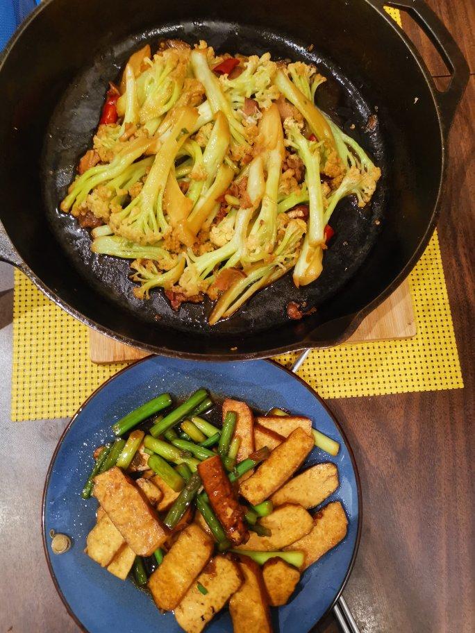 和饭店一个味道的干锅花菜