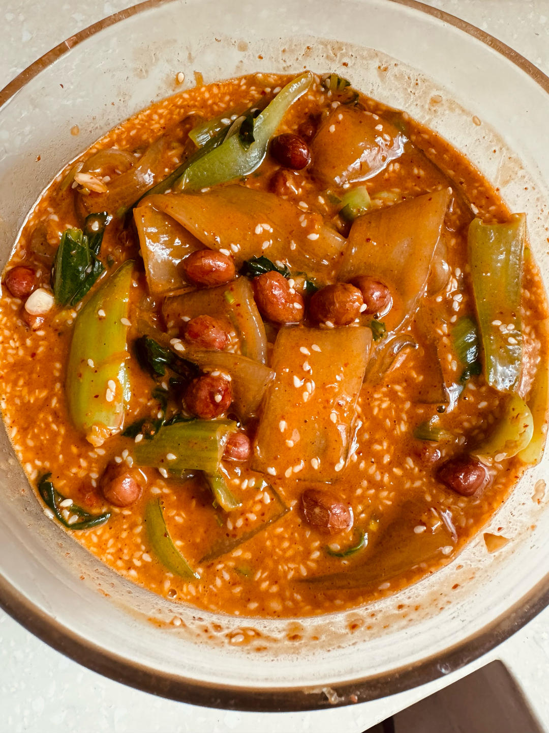 秒杀小夜市的麻酱流汁宽粉