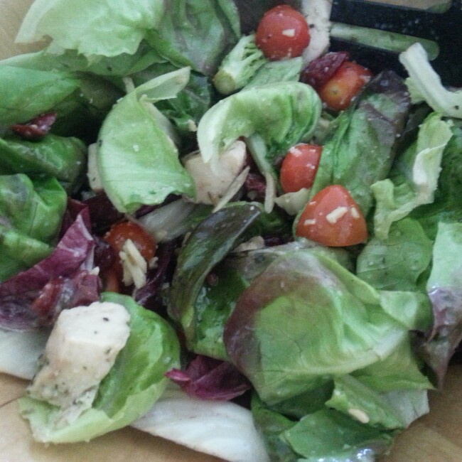 意式烤鸡肉沙拉