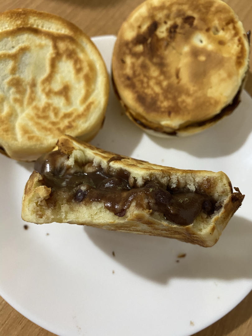 家庭自制红豆车轮饼