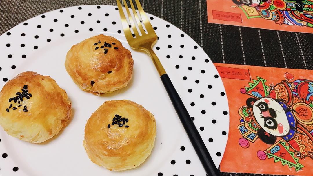 鲜肉月饼（蛋挞皮版）