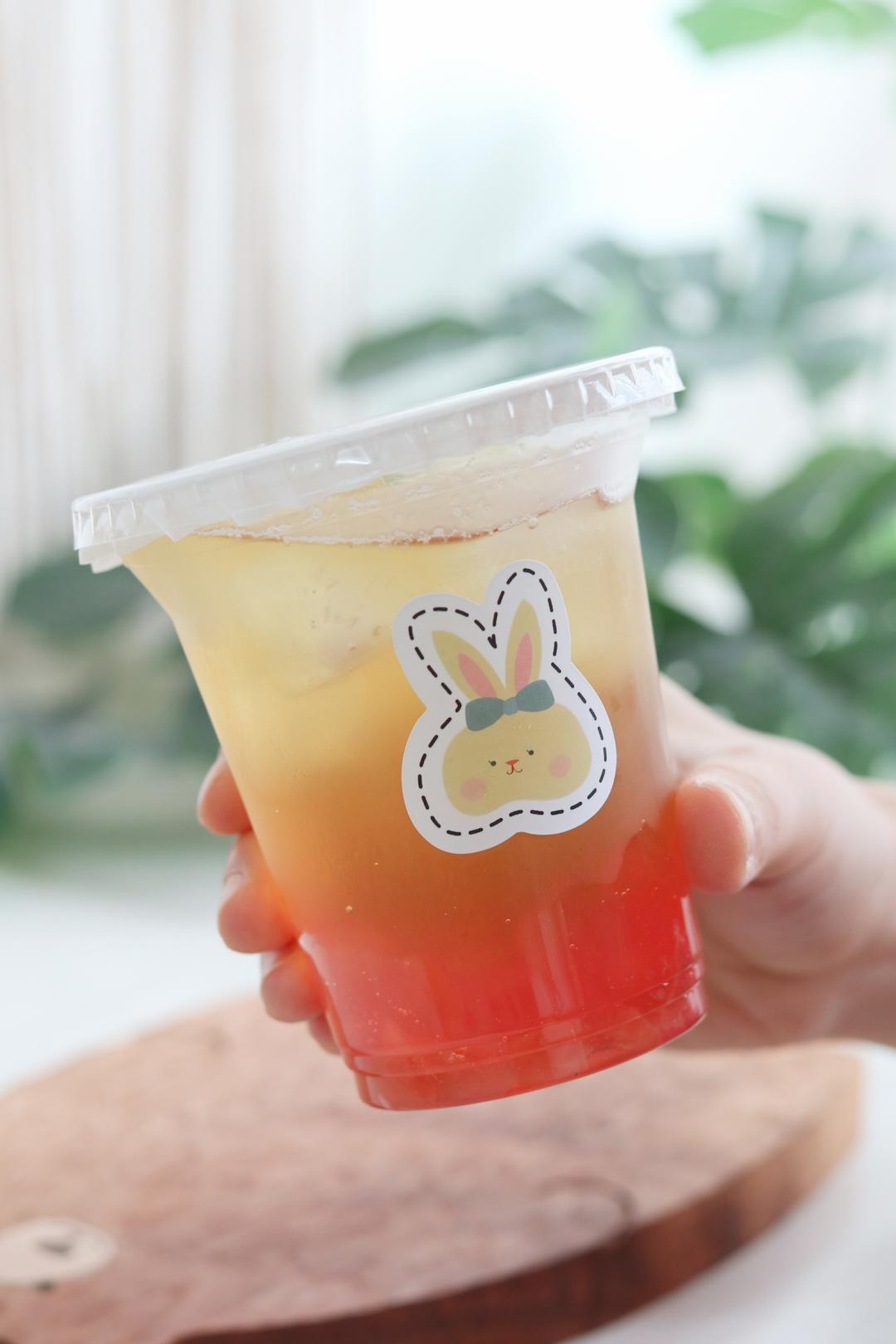 蜜桃脆啵啵乌龙茶的做法