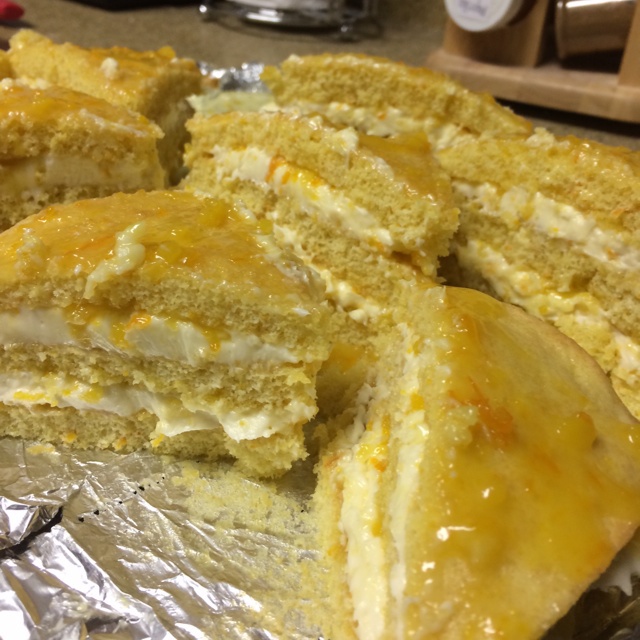 无须打发的香橙乳酪夹心蛋糕