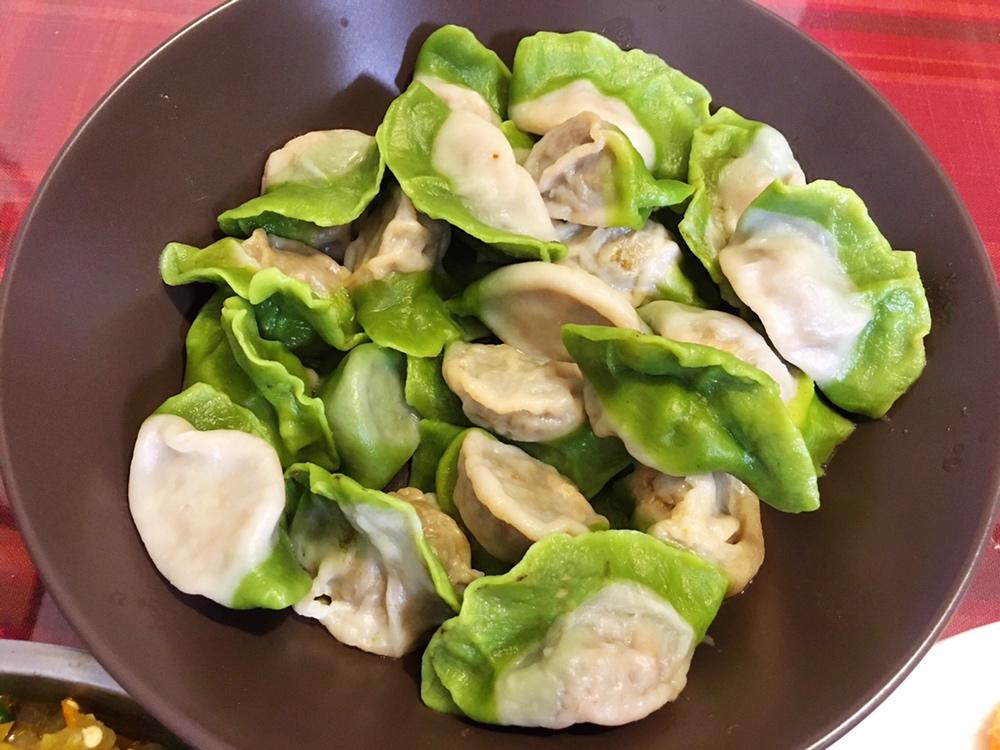 翡翠白菜饺子