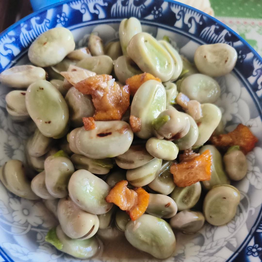 葱油蚕豆|鲜香软糯，非常下饭，大人小孩都爱吃