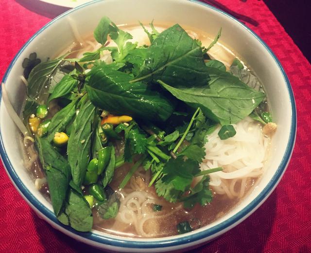 越南米粉pho 从熬汤开始的做法
