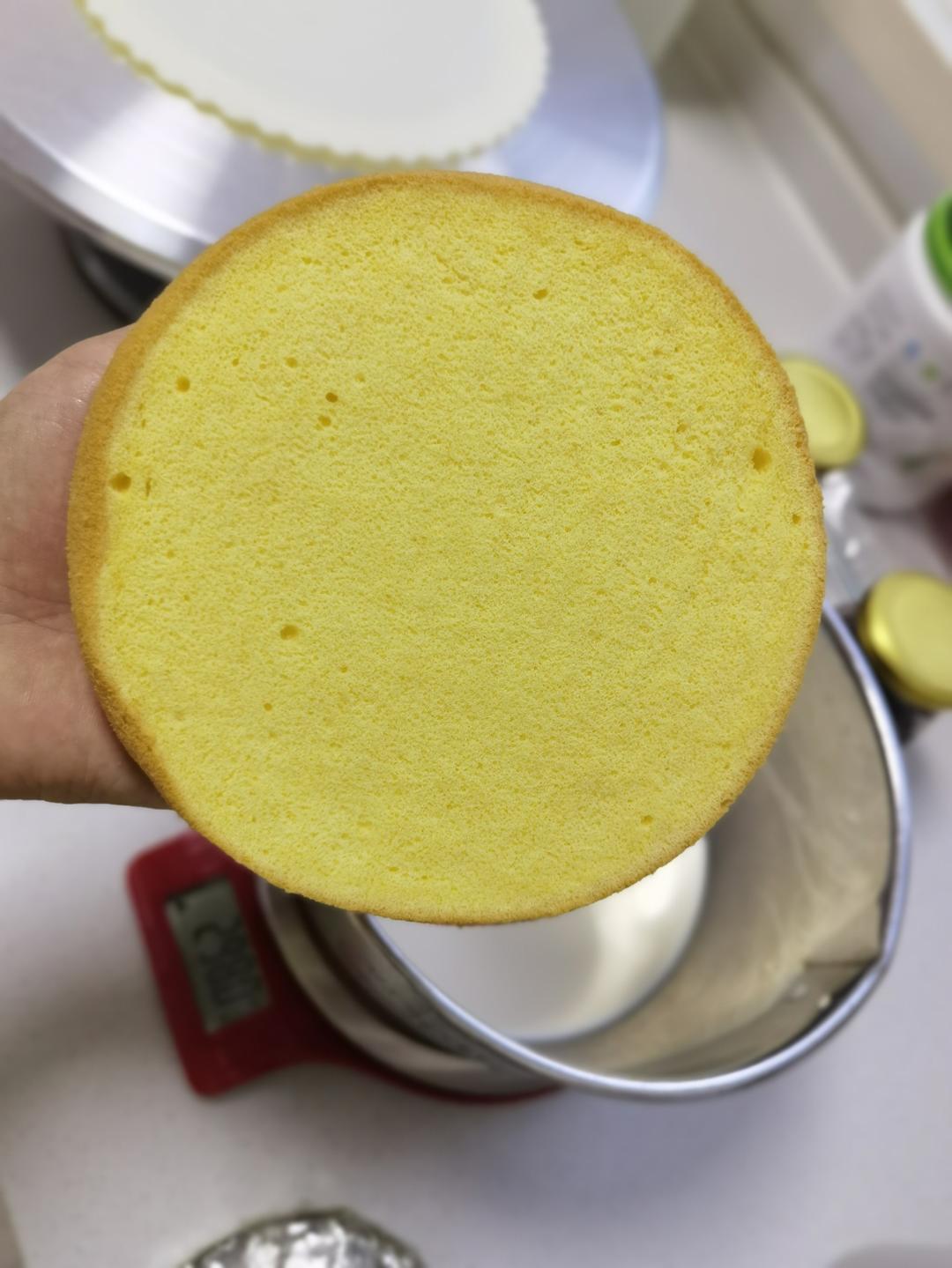 超柔软6寸戚风蛋糕(附8寸配方)零失败 超详细‼️含操作视频