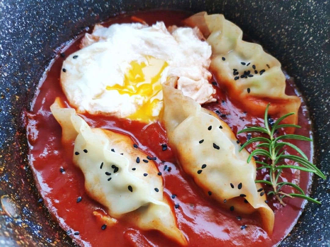 番茄肉酱焗饺子【健康一锅端】不用烤箱