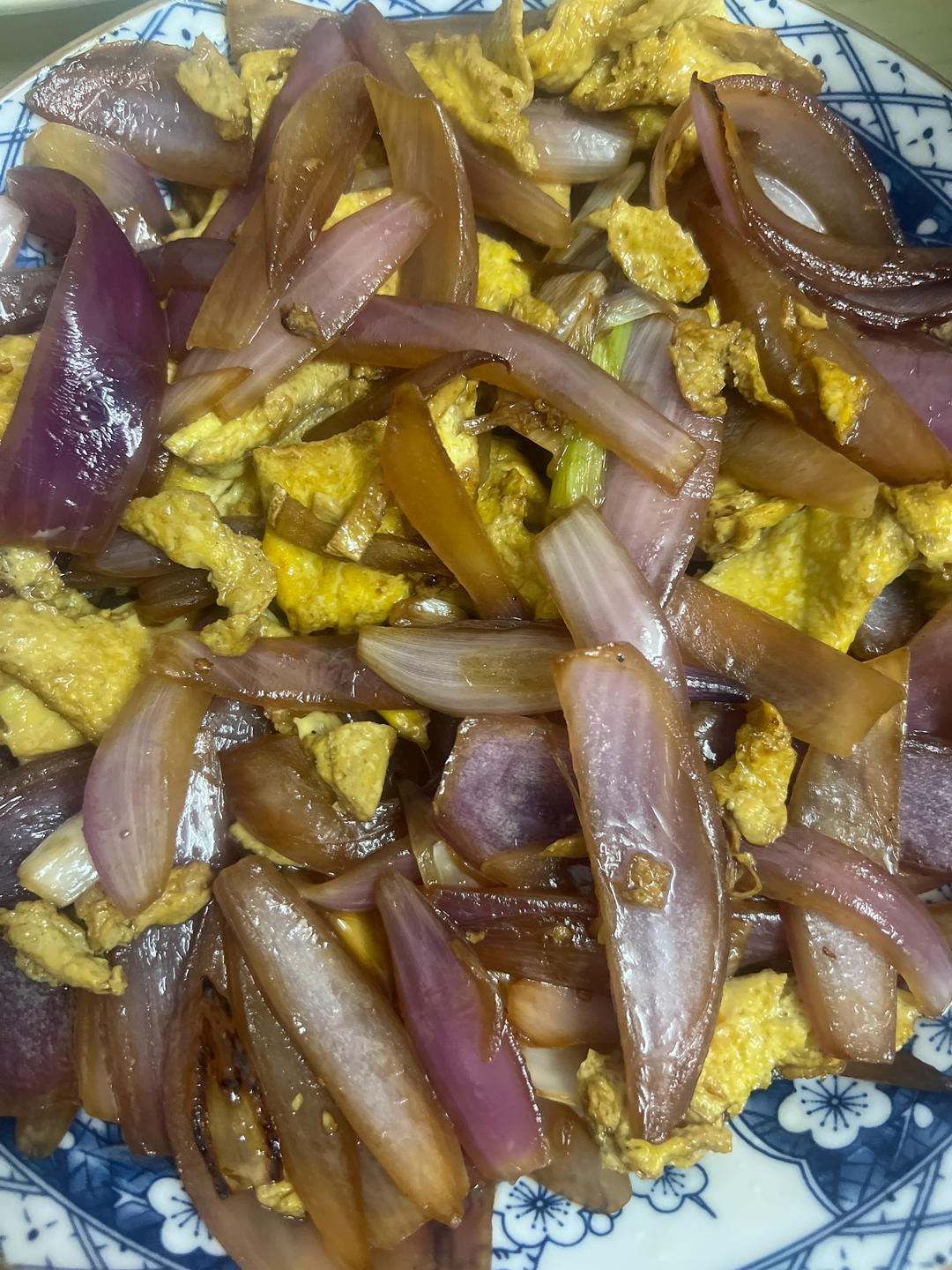 降压防癌的好食材  洋葱炒鸡蛋