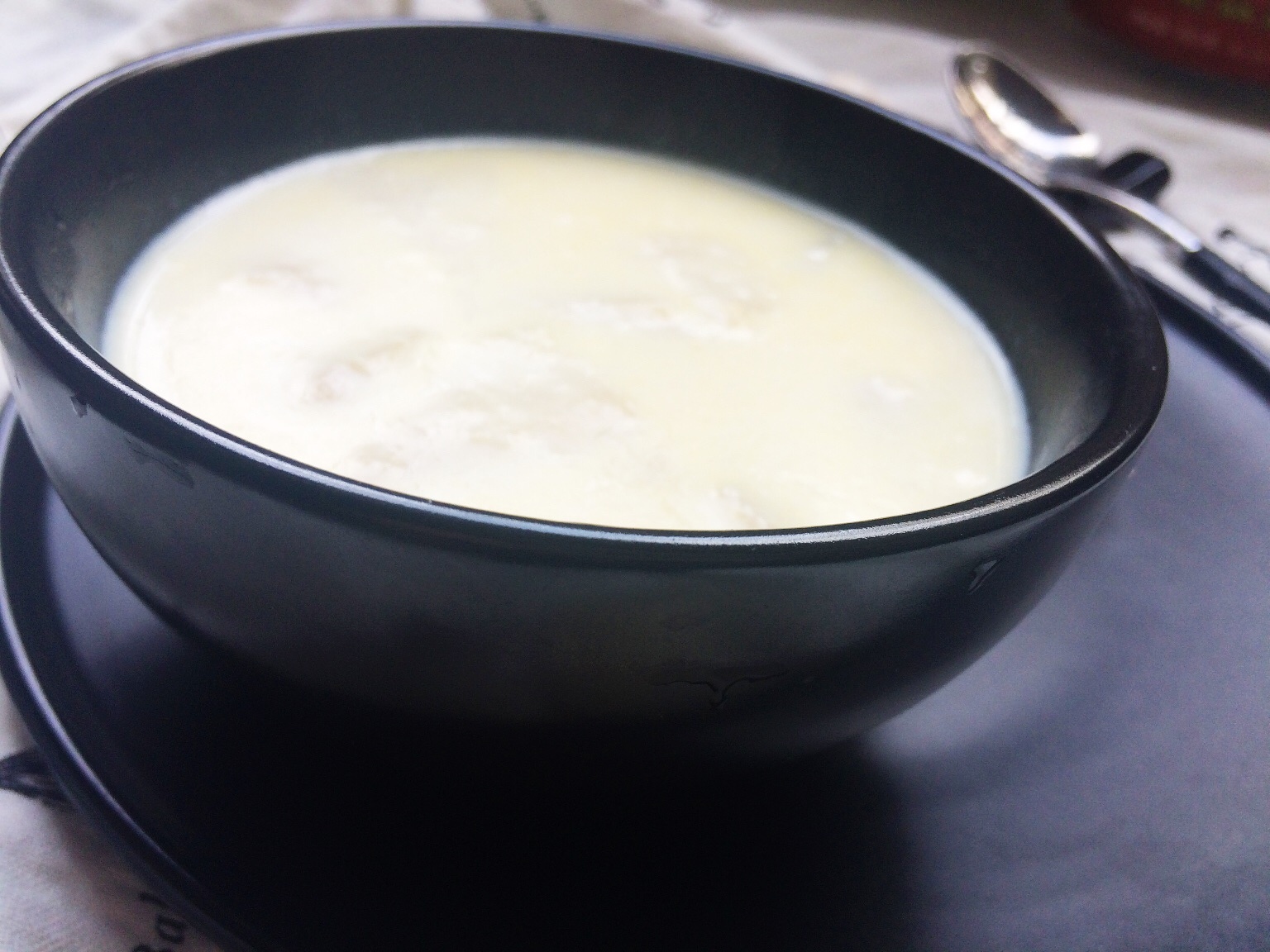 雪梨牛奶浓汤的做法