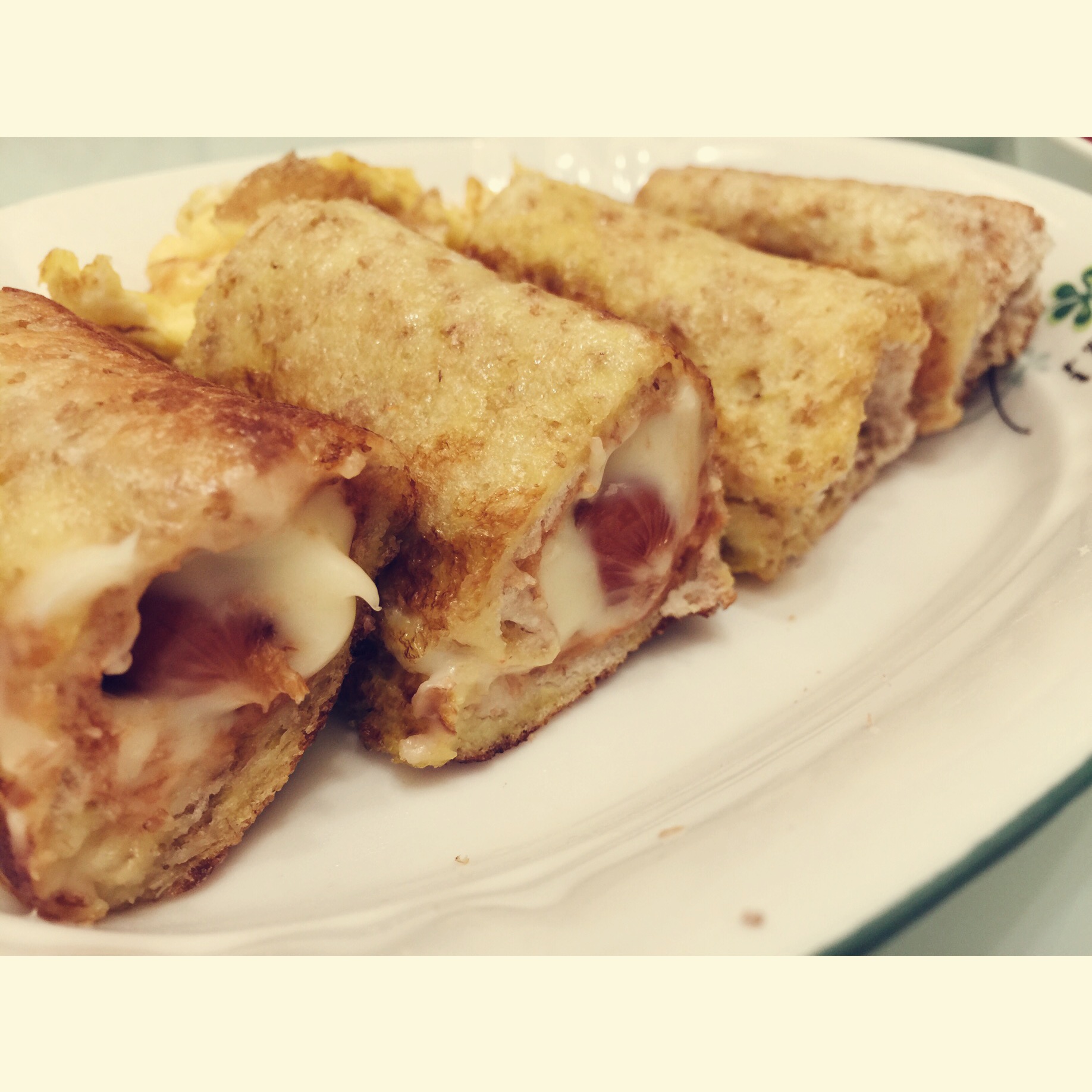 全麦芝士香肠土司卷