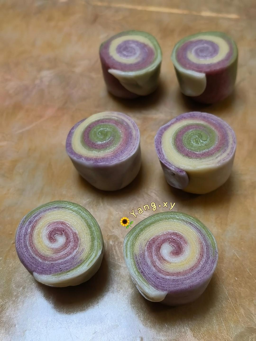 史上最详细彩色蛋黄酥教程