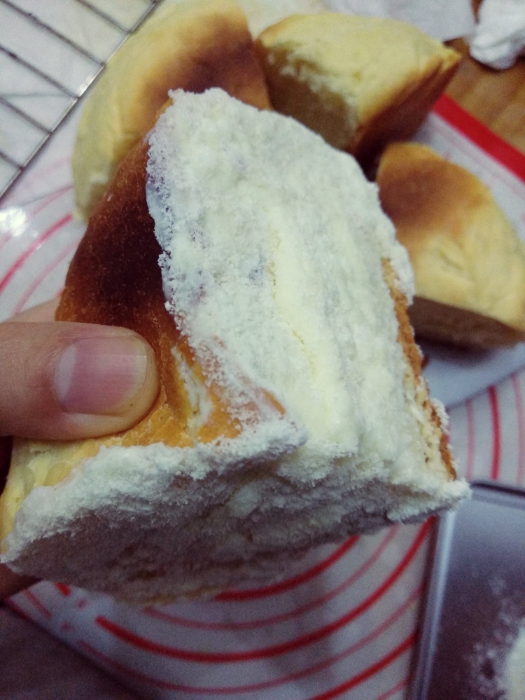 冰乳酪面包（完全手工，无厨师机、面包机）的做法