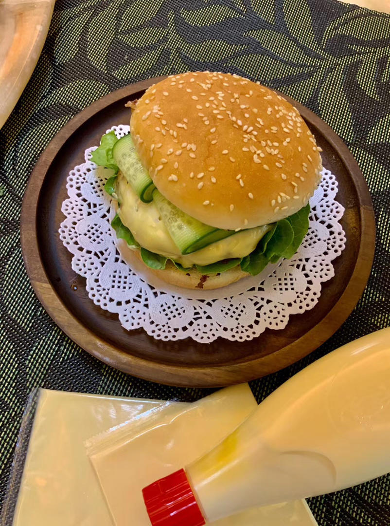 牛肉芝士汉堡（家庭版详细教程，附图）