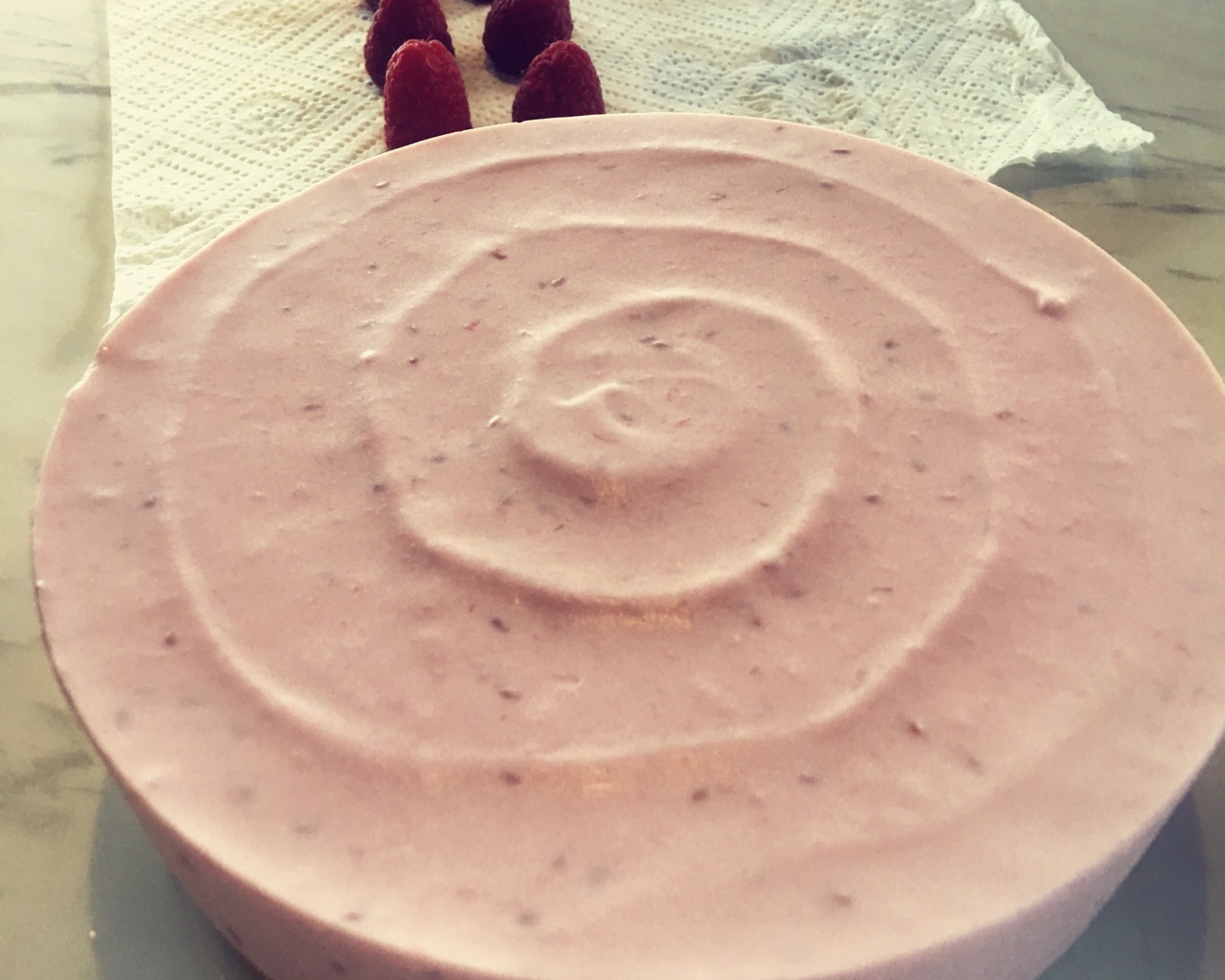 树莓酸奶冻芝士的做法 步骤5