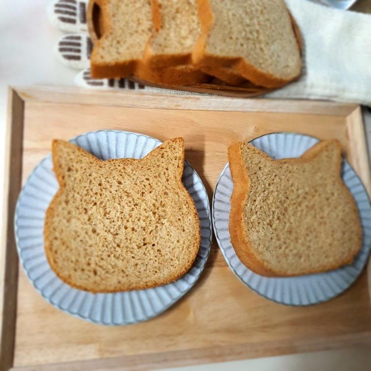 酸奶黑麦吐司 70%黑麦直接法 日本猫吐司模通用450g土司盒配方