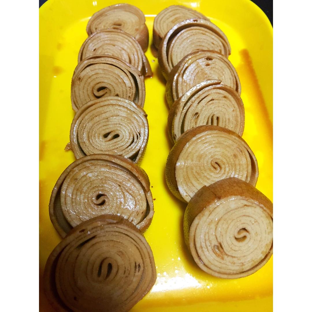 向日葵_gjx8做的堂妈教你做香辣豆皮卷