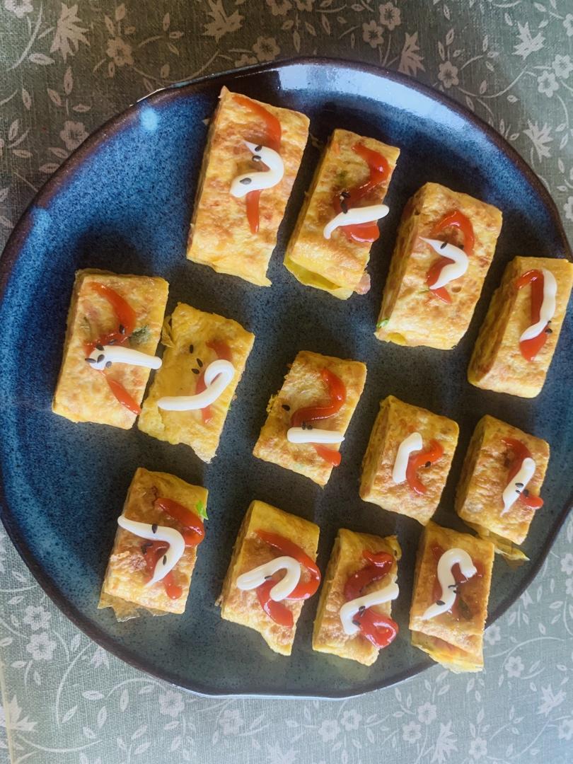 美味营养卷一卷----口感嫩滑的日式厚蛋烧