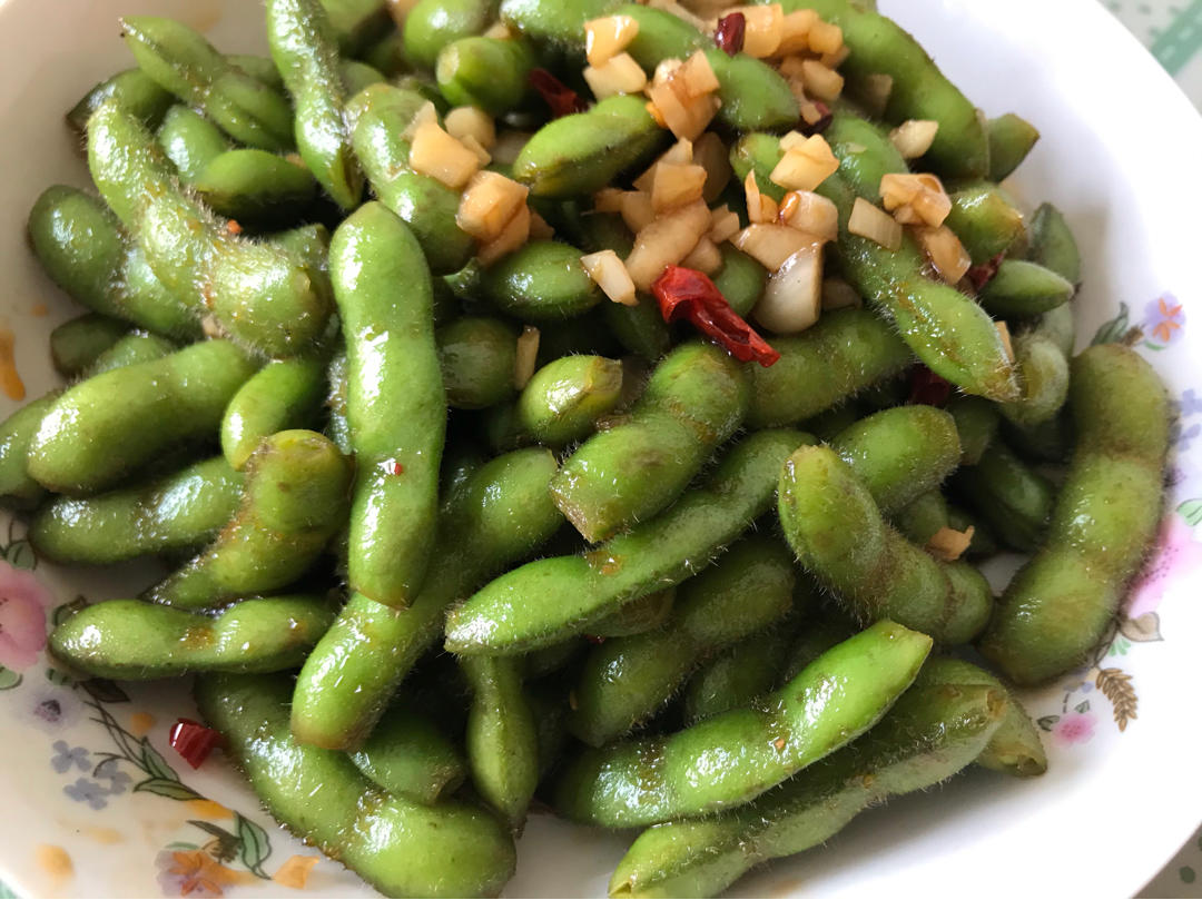 夏日爽口凉拌毛豆