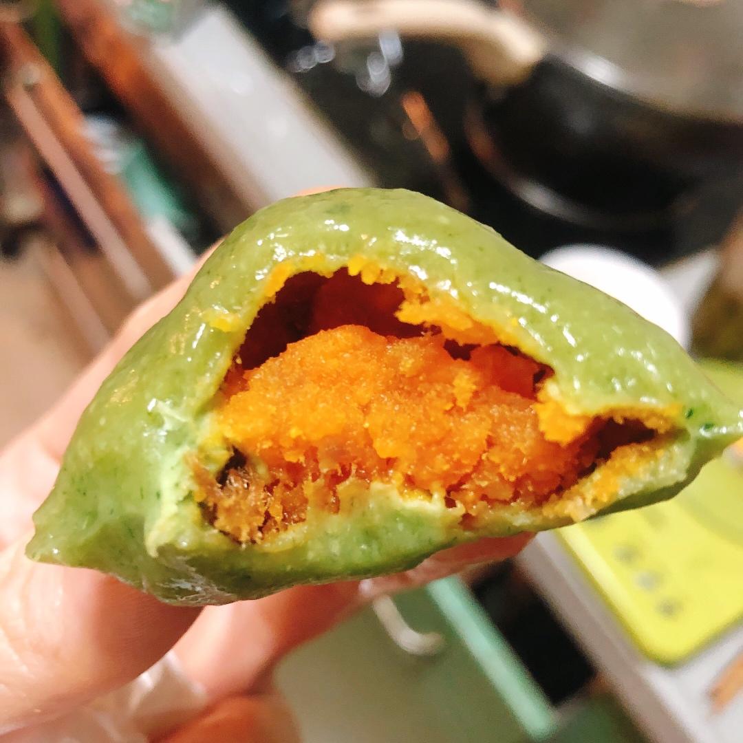 🔥超好吃肉松蛋黄青团-Q弹软糯不粘不塌