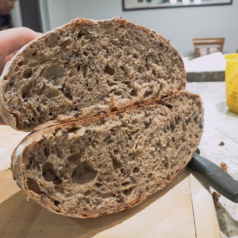 【天然酵种】姜饼风味欧包【圣诞姜饼第二弹】