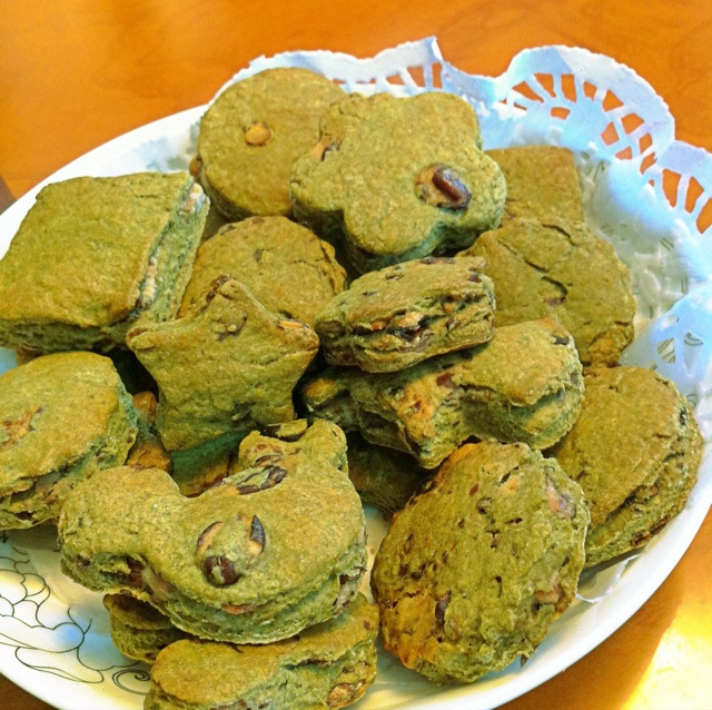 抹茶红豆司康