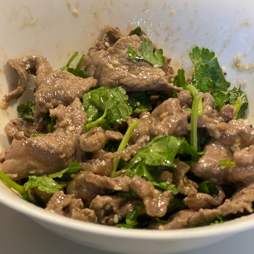 丈母娘吃了都夸的凉拌香菜牛肉