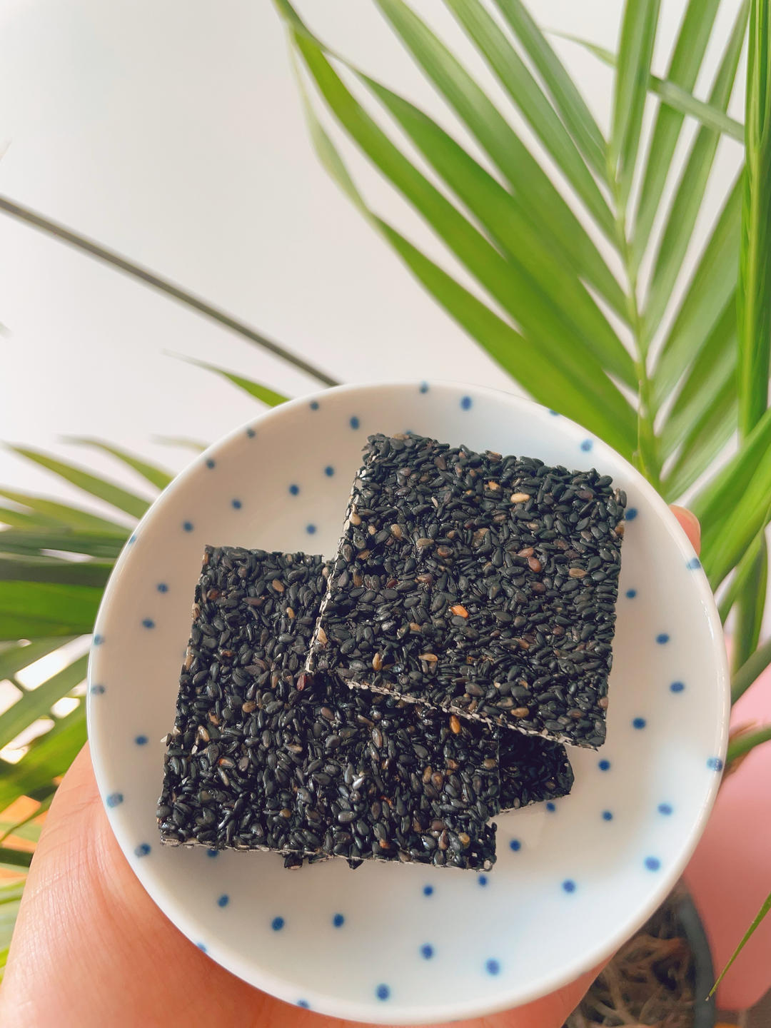健康黑芝麻薄饼（仅需三步）