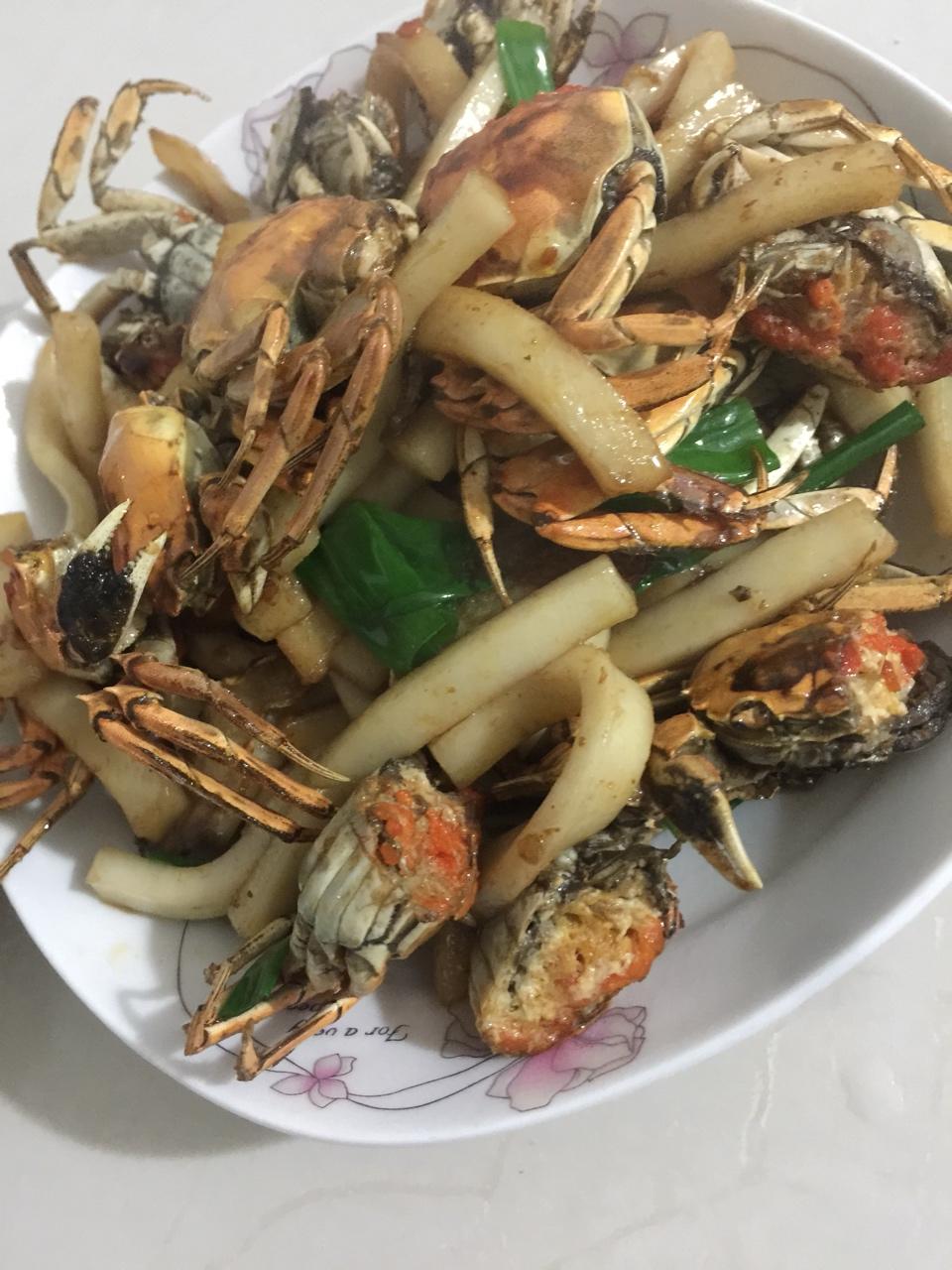 螃蟹炒年糕
