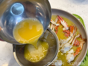 梭子蟹蒸水蛋 &lt;302小厨房&gt;
      