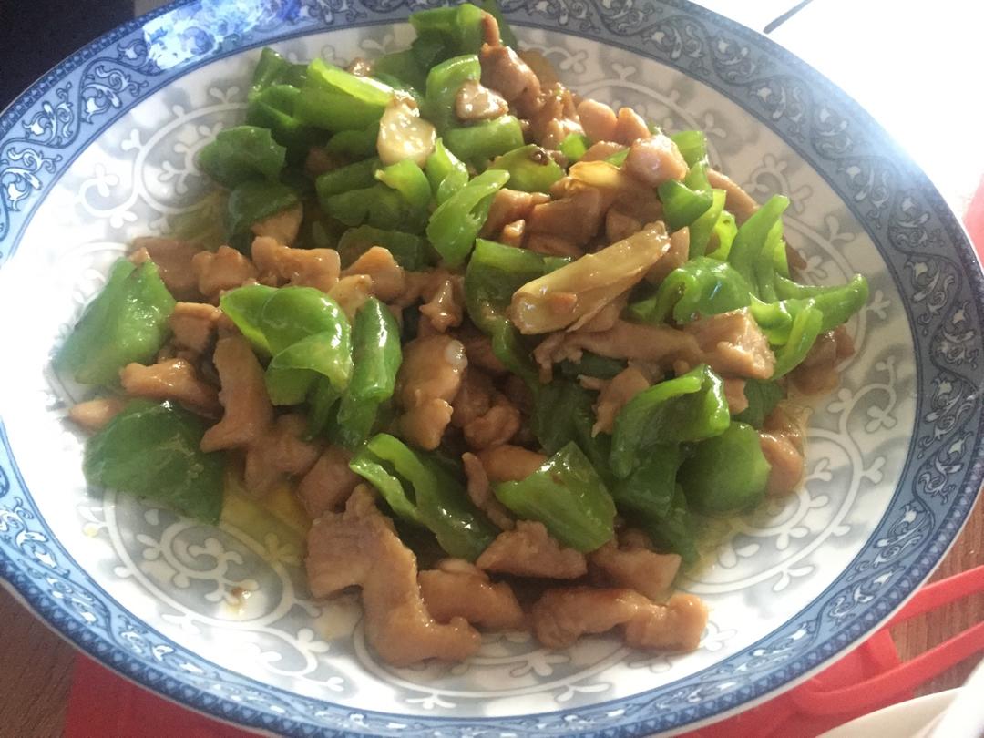 青椒炒鸡腿肉（大厨级别）