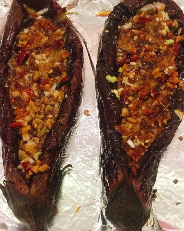 CC招牌菜销魂烤茄子，百吃不厌！