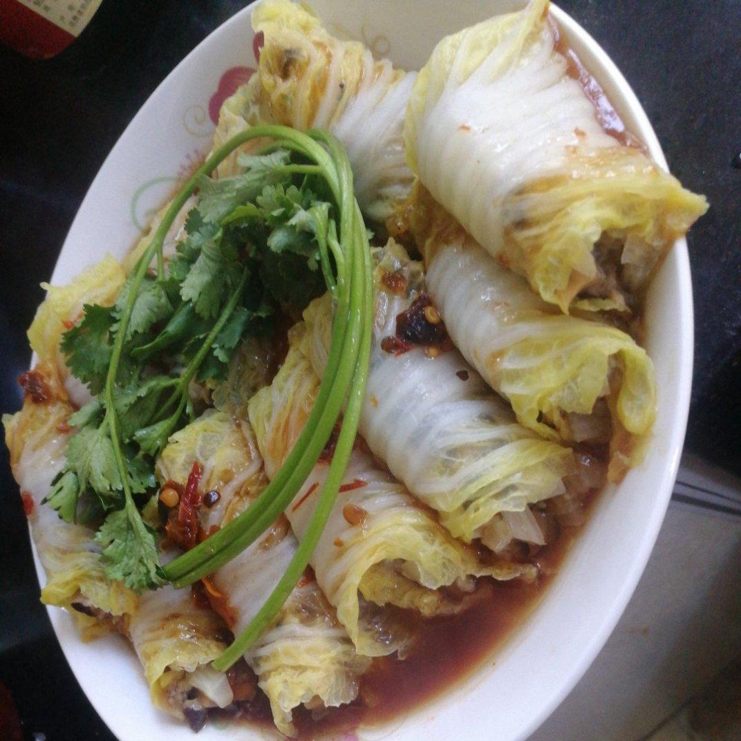 56violet做的清蒸大白菜瘦肉