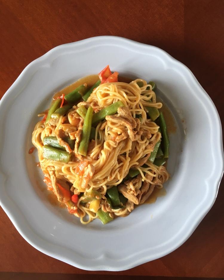 家常豆角焖面