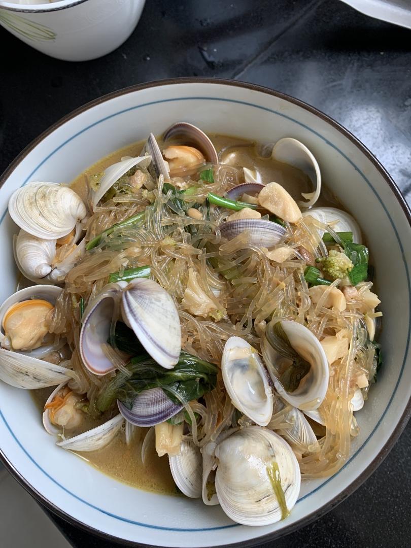 ㊙️自制花甲粉丝煲比外卖还好吃