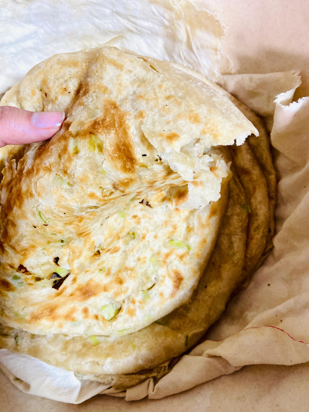 葱花饼 葱油饼简单易上手