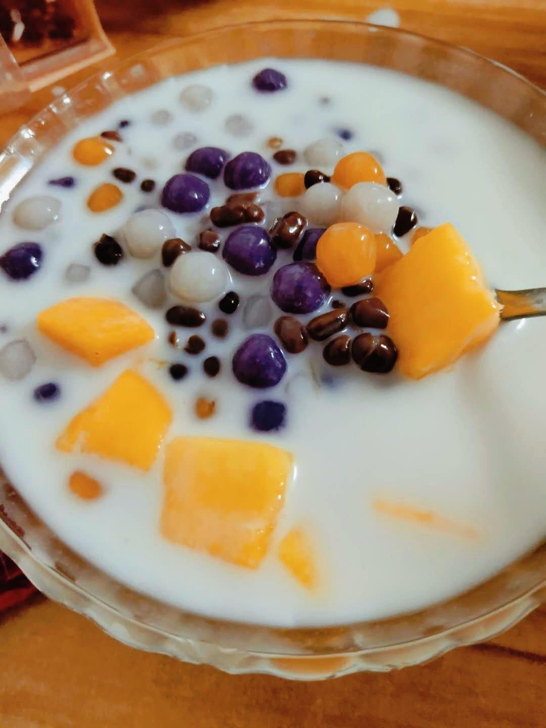 温暖治愈的芋圆糖水，轻松在家做，味道棒极了！