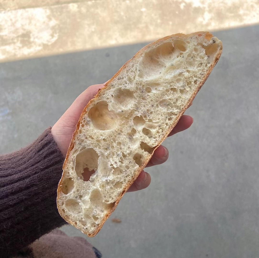 练手版亚麻籽欧包