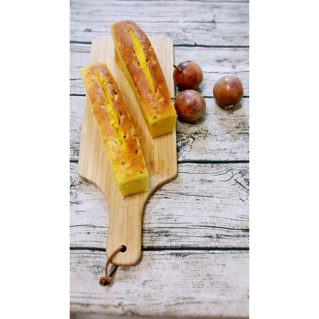 轻盈百香果磅蛋糕