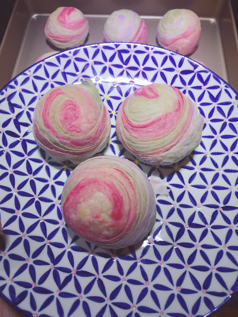 🌈免揉，免松弛，超高颜值小马宝莉彩虹蛋黄酥（含详细操作视频）