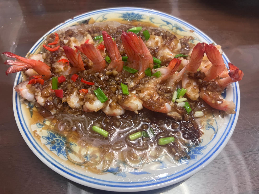 蒜蓉粉丝开背虾