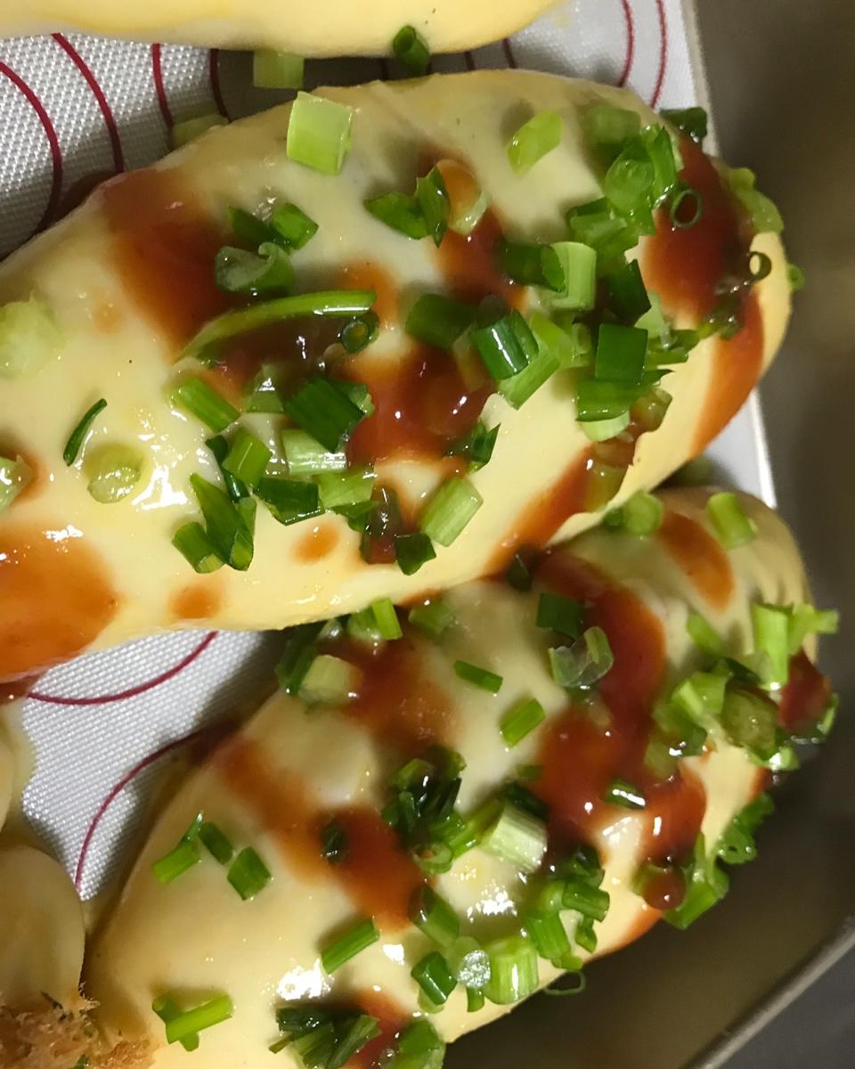 香葱火腿肉松面包