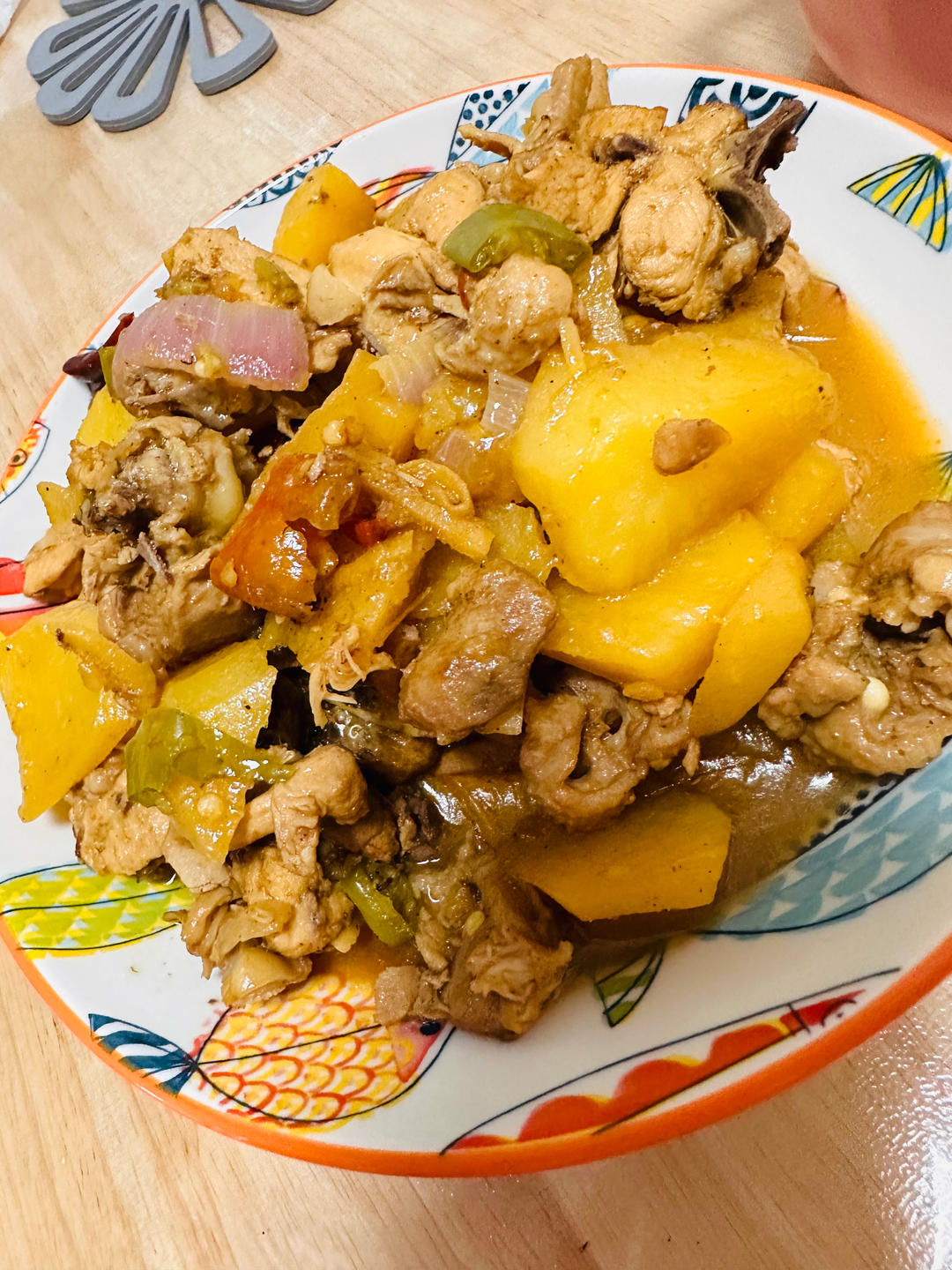 妈妈的土豆炖鸡块