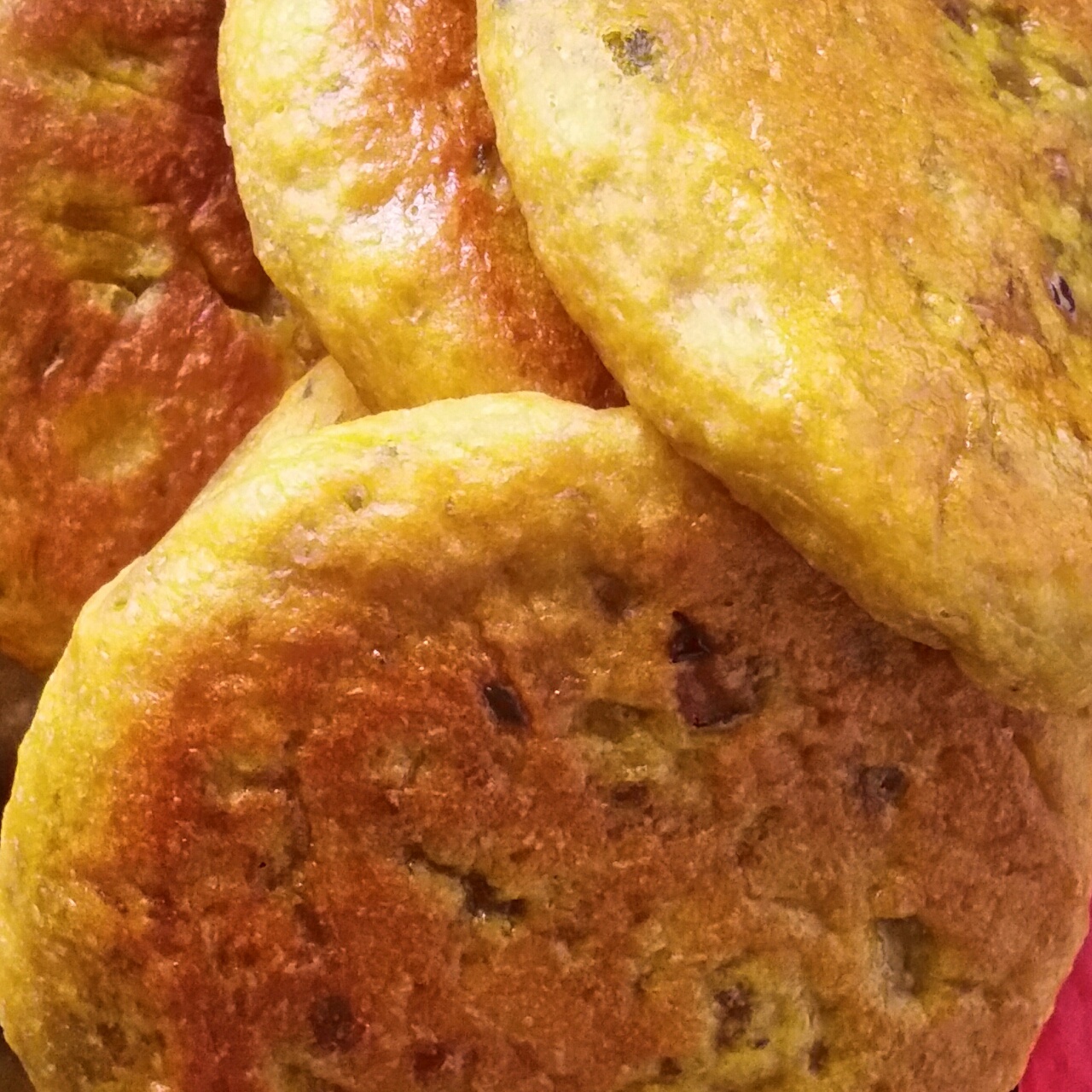 南瓜红豆沙面饼