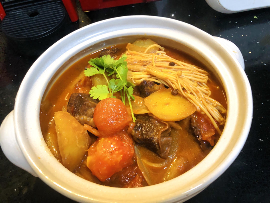 番茄土豆炖牛腩