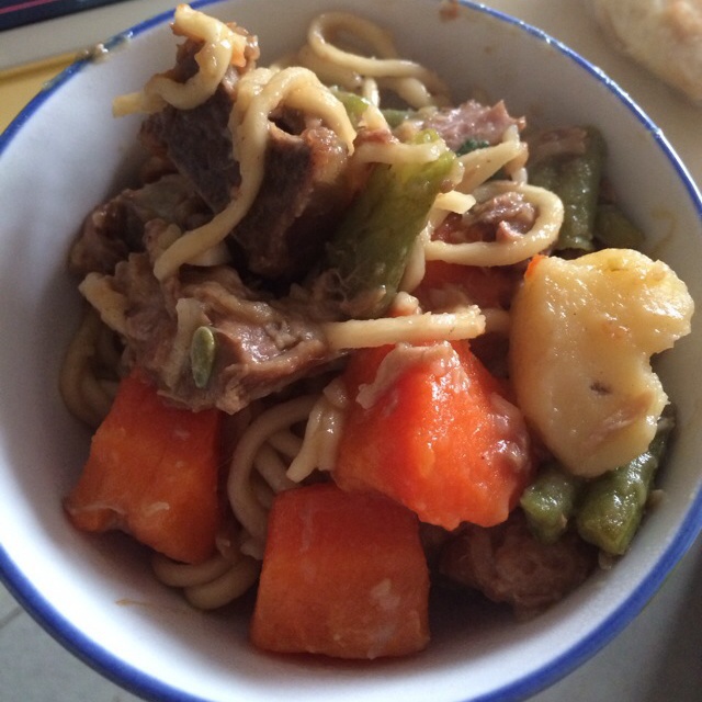 豆角焖面