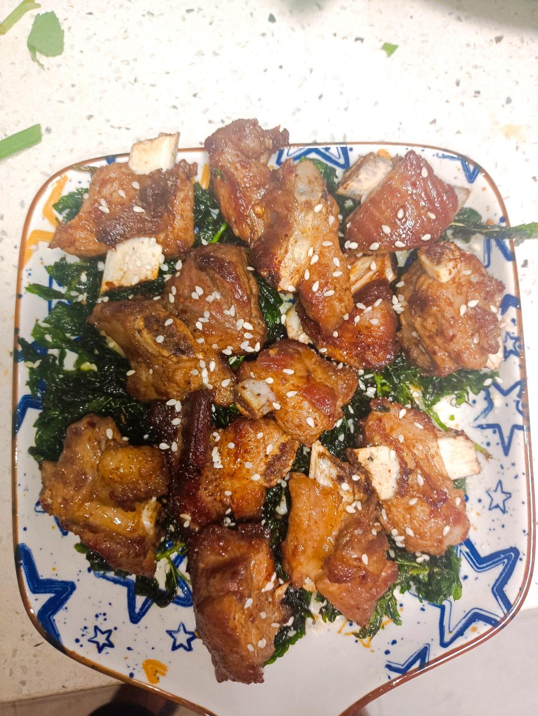 【薄荷炸排骨】炸排骨不油腻，还是云南人最有办法！