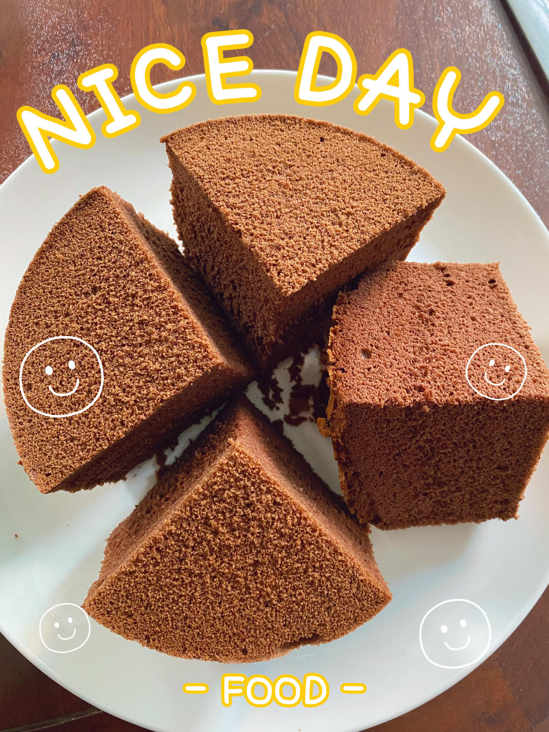 6寸可可戚风（内附8寸5蛋配方）