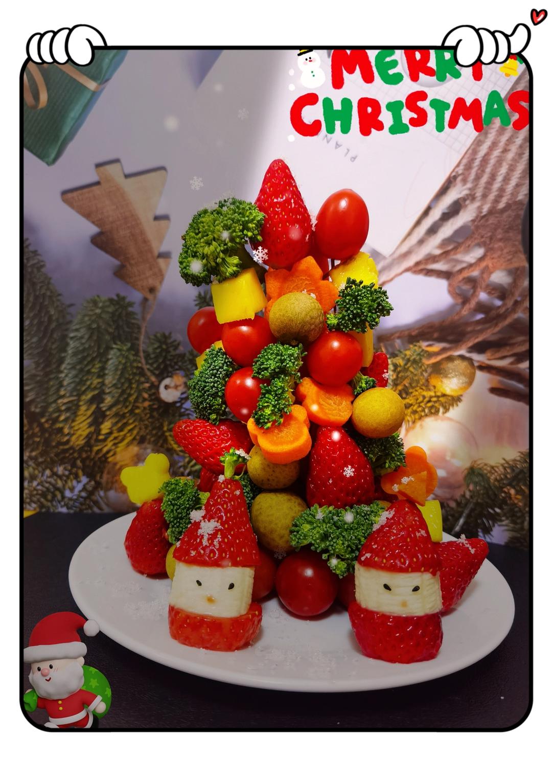 【水果圣诞树】
